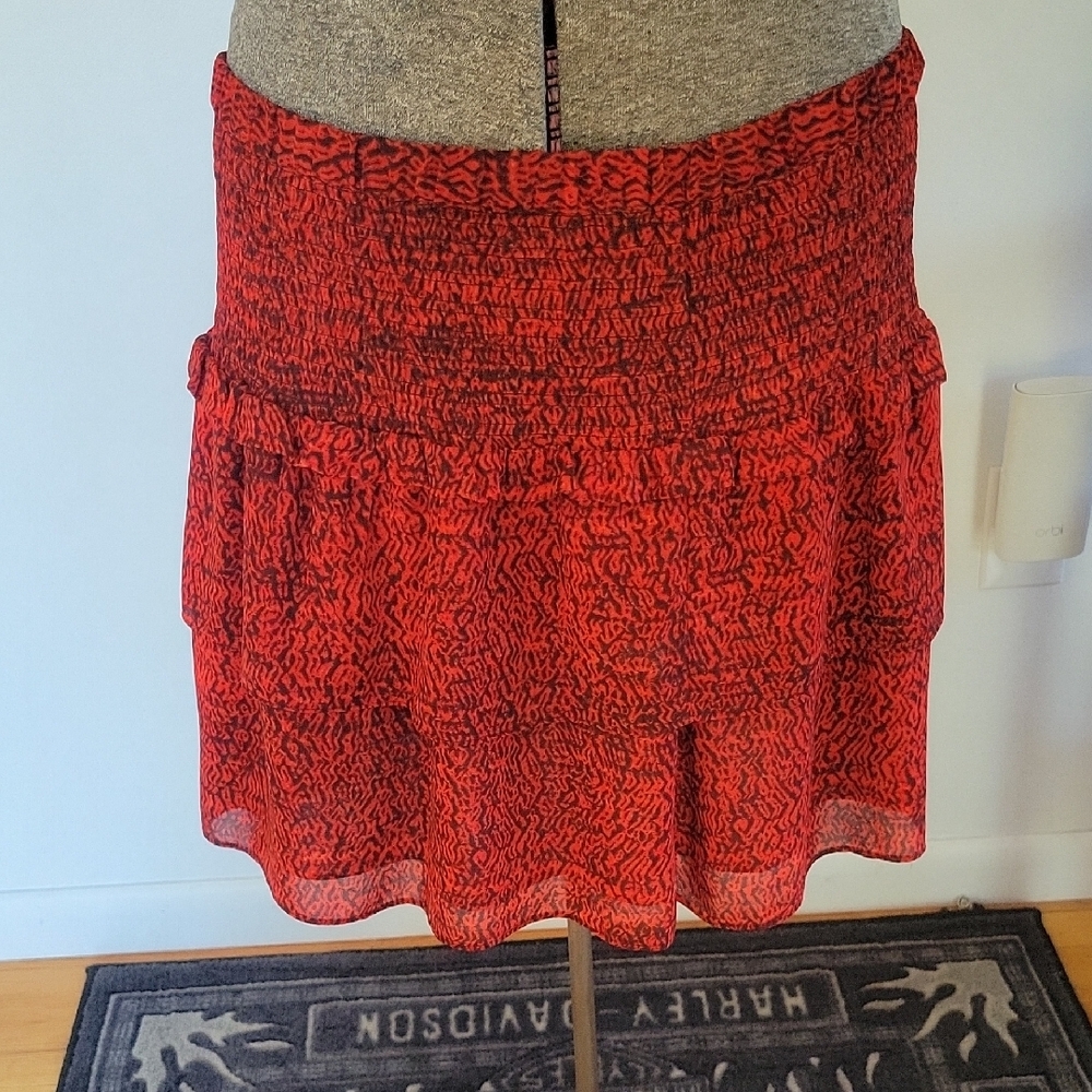 Michael Kors Skirt Large Red  NWT